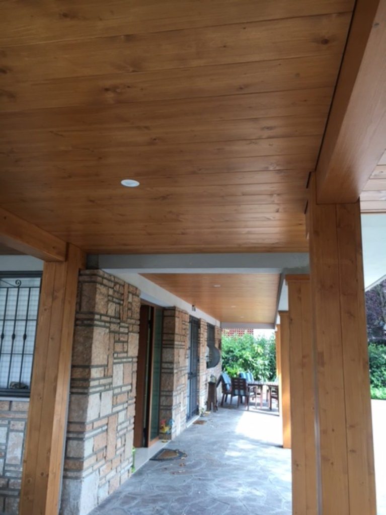 Casa in legno Modena portico