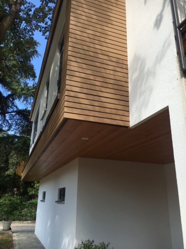 Casa in legno Modena dettagli