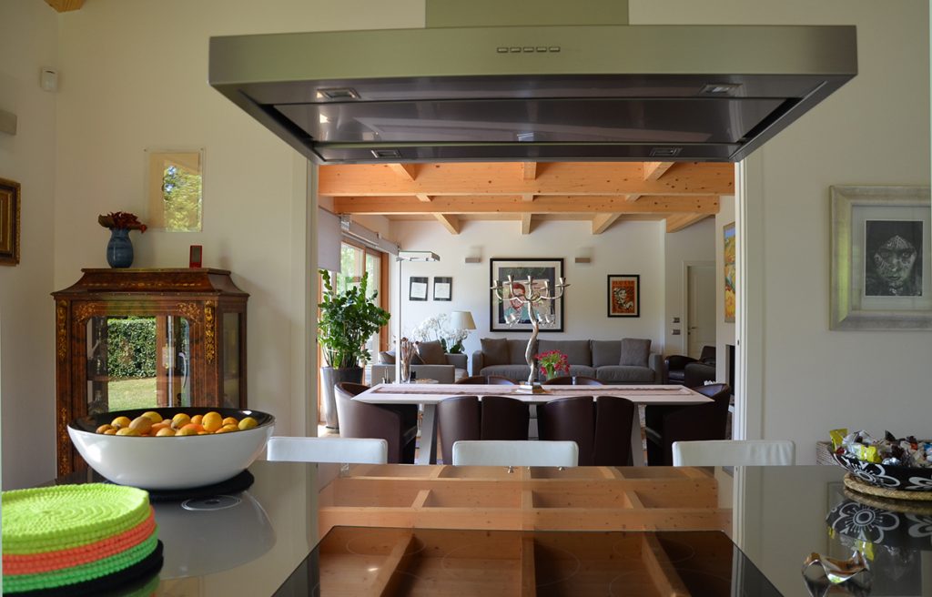 Interni casa in legno