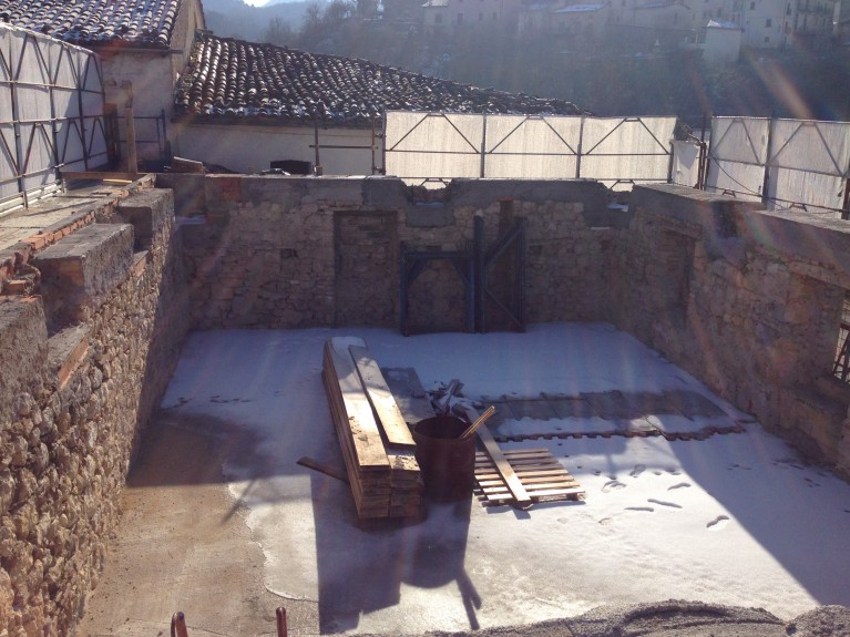 Casa in legno L’Aquila tetto