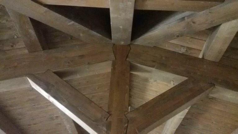 Casa in legno Fagnano Alto tetto